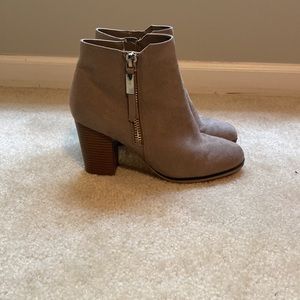 Tan ankle boots